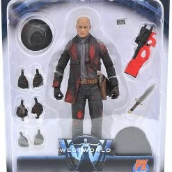 New ???? Diamond Select Westworld Action Figure Man In Black Battle Damaged Previews Exclusive 18 Cm ✨