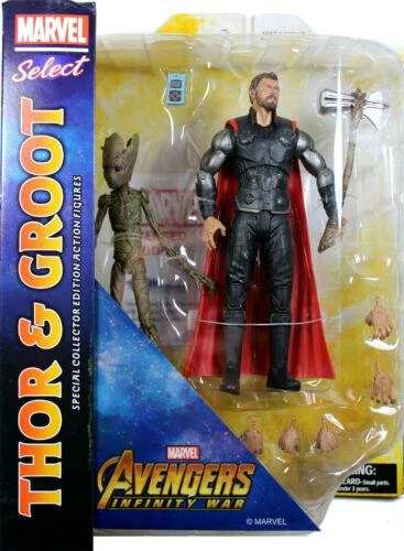 Flash Sale ???? Diamond Select Thor E Groot Action Figures Marvel Select Diamond AVengers 17cm ???? 3 Flash Sale ???? Diamond Select Thor E Groot Action Figures Marvel Select Diamond AVengers 17cm ????