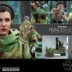 Budget ???? Hot Toys Princess Leia Star Wars Episode VI Movie Masterpiece Action Figure 1/6 27 Cm ✔️ -Iron Studios Shop x hot903138 h 1
