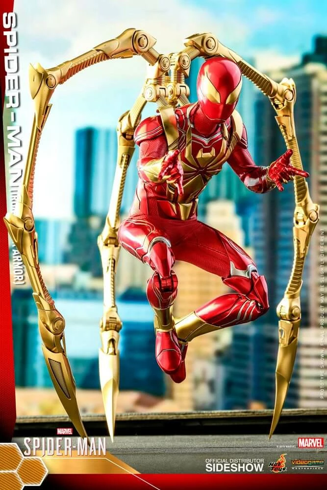 Outlet ???? Hot Toys Spider-Man (Iron Spider Armor) Marvel's Spider-Man Video Game Masterpiece Action Figure 1/6 30 Cm ???? 9 Outlet ???? Hot Toys Spider-Man (Iron Spider Armor) Marvel's Spider-Man Video Game Masterpiece Action Figure 1/6 30 Cm ???? - Image 7