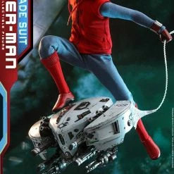 Hot Sale ???? Hot Toys Spider-Man: Far From Home Movie Masterpiece Action Figure 1/6 Spider-Man (Homemade Suit) 29 Cm ???? -Iron Studios Shop x hot905176 b 1