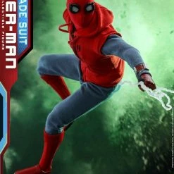 Hot Sale ???? Hot Toys Spider-Man: Far From Home Movie Masterpiece Action Figure 1/6 Spider-Man (Homemade Suit) 29 Cm ???? -Iron Studios Shop x hot905176 d 1