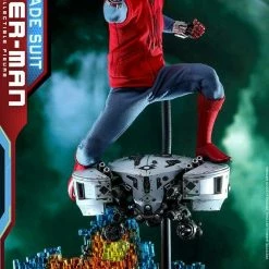 Hot Sale ???? Hot Toys Spider-Man: Far From Home Movie Masterpiece Action Figure 1/6 Spider-Man (Homemade Suit) 29 Cm ???? -Iron Studios Shop x hot905176 f 1
