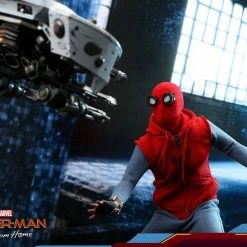 Hot Sale ???? Hot Toys Spider-Man: Far From Home Movie Masterpiece Action Figure 1/6 Spider-Man (Homemade Suit) 29 Cm ???? -Iron Studios Shop x hot905176 m 1