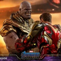 Deals ???? Hot Toys Thanos Battle Damaged Version Avengers: Endgame Movie Masterpiece Action Figure 1/6 42 Cm - APRIL 2021 ✨ -Iron Studios Shop x hot905891 h