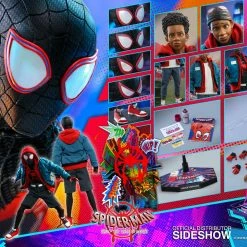 Discount ???? Hot Toys Spider-Man: Into The Spider-Verse Movie Masterpiece Action Figure 1/6 Miles Morales 29 Cm ???? -Iron Studios Shop x hot906026 z 1