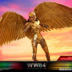 Flash Sale ???? Hot Toys Wonder ???? Woman 1984 Movie Masterpiece Action Figure 1/6 Golden Armor Wonder ???? Woman (Deluxe) 30 Cm ✨ -Iron Studios Shop x hot906348 e