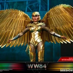 Flash Sale ???? Hot Toys Wonder ???? Woman 1984 Movie Masterpiece Action Figure 1/6 Golden Armor Wonder ???? Woman (Deluxe) 30 Cm ✨ -Iron Studios Shop x hot906348 k