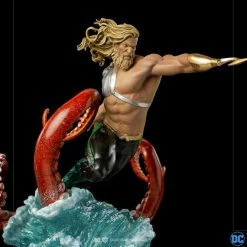 Brand new ???? Iron Studios DC Comics Deluxe Art Scale Statue 1/10 Aquaman 26 Cm - JUNE 2022 ❤️ -Iron Studios Shop x is12786 e 1