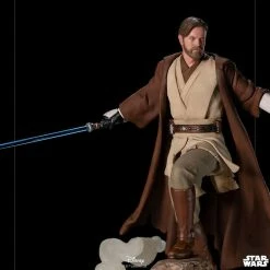Buy ???? Iron Studios Star Wars Deluxe BDS Art Scale Statue 1/10 Obi-Wan Kenobi 28 Cm ???? -Iron Studios Shop x is12807 e