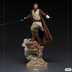 Buy ???? Iron Studios Star Wars Deluxe BDS Art Scale Statue 1/10 Obi-Wan Kenobi 28 Cm ???? -Iron Studios Shop x is12807 f