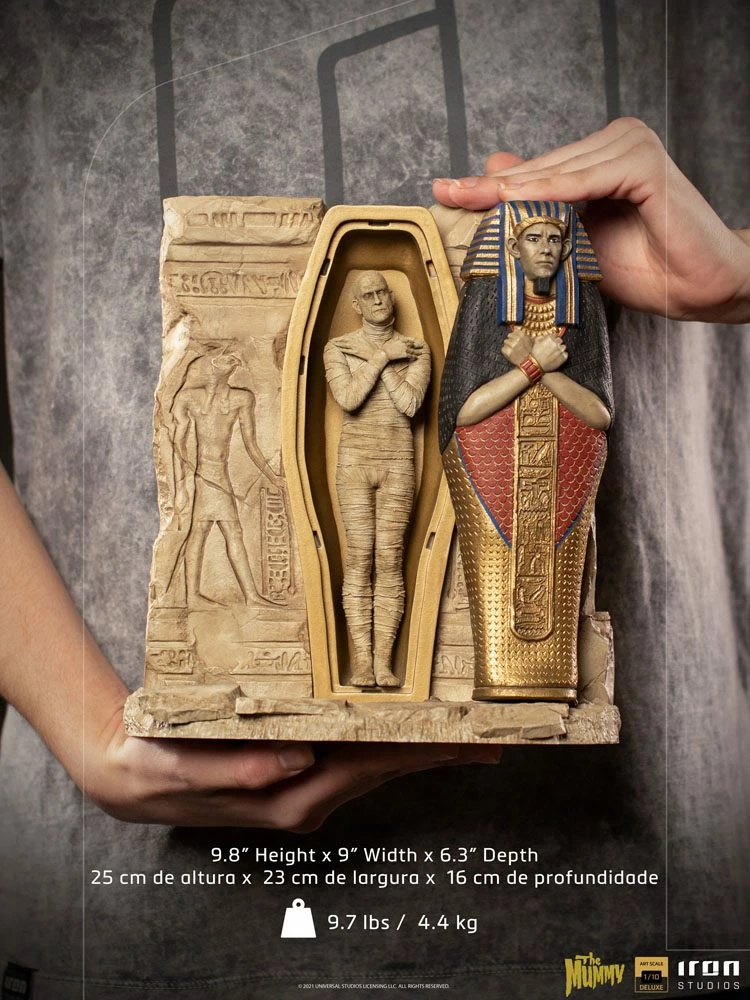 Flash Sale ???? Iron Studios Universal Monsters Deluxe Art Scale Statue 1/10 The Mummy 25 Cm ✔️ 8 Flash Sale ???? Iron Studios Universal Monsters Deluxe Art Scale Statue 1/10 The Mummy 25 Cm ✔️ - Image 6