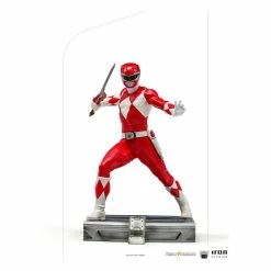 Best Sale ???? Iron Studios Power Rangers BDS Art Scale Statue 1/10 Red Ranger 17 Cm ????