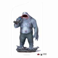 Budget ???? Iron Studios The Suicide Squad BDS Art Scale Statue 1/10 King Shark 23 Cm ⭐