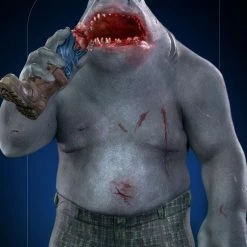 Budget ???? Iron Studios The Suicide Squad BDS Art Scale Statue 1/10 King Shark 23 Cm ⭐ -Iron Studios Shop x is12837 e