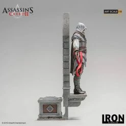 Brand new ???? Iron Studios Assassin's Creed II Art Scale Statue 1/10 Ezio Auditore Deluxe 31 Cm Con Base Diorama ????