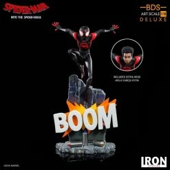 Discount ???? Miles Morales Statuetta Spider-Man: Into The Spider-Verse BDS Art Scale Deluxe Statue 1/10 22 Cm Iron Studios ???? -Iron Studios Shop x is90002 h