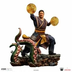 Best Pirce ✔️ Iron Studios Doctor Strange In The Multiverse Of Madness BDS Art Scale Statue 1/10 Wong 22 Cm ⌛