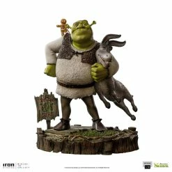Buy ???? Iron Studios Shrek Deluxe Art Scale Statue 1/10 Shrek, Donkey And The Gingerbread Man 26 Cm ????